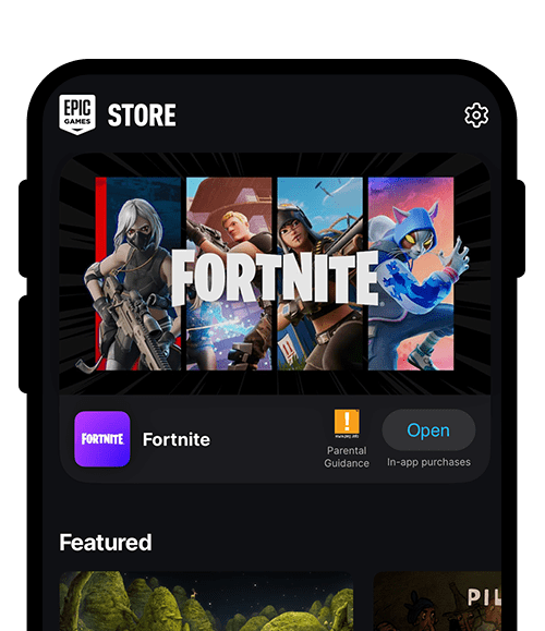 Epic Games Store Fortnite on iOS